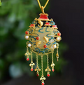 Foydjew Goldfish Jade Necklace