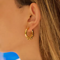 Vintage Mini Huggie Hoop Earrings