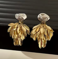 Vintage Tassel Geometric Stud Earrings