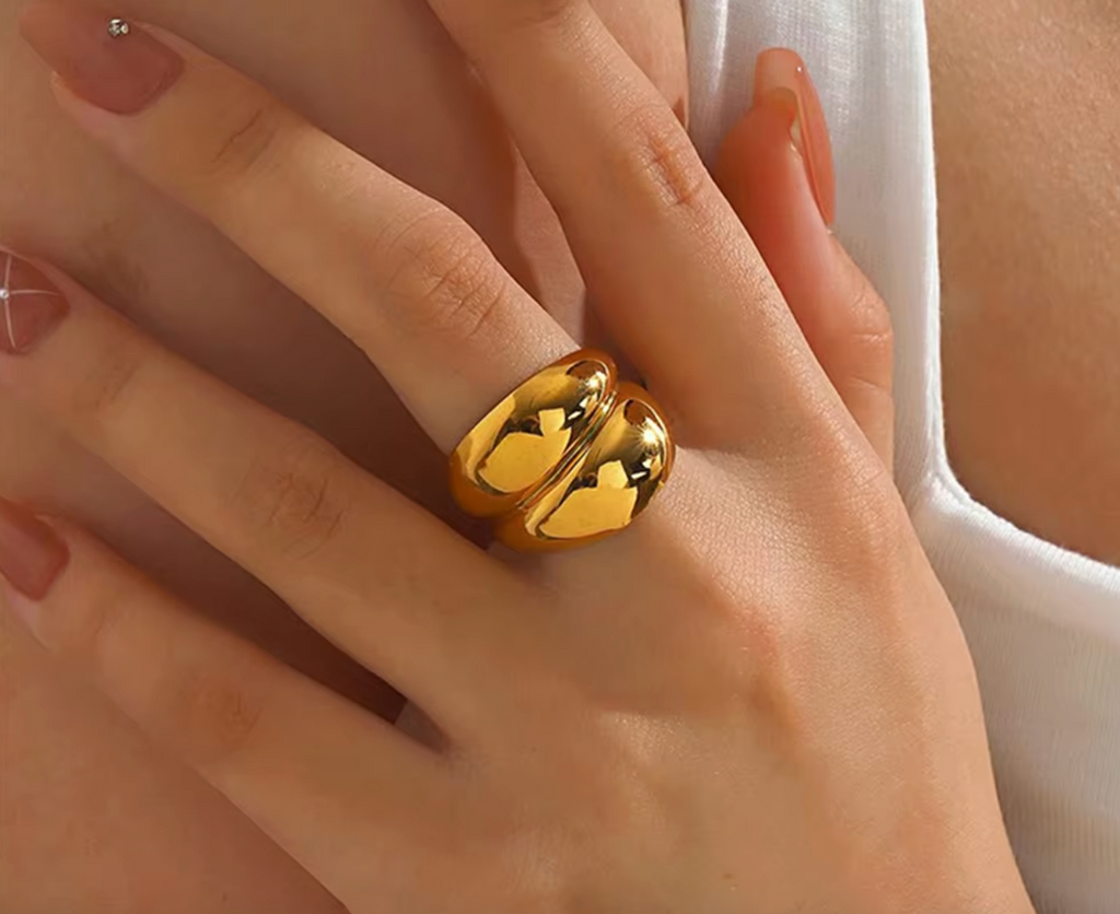 Vintage Double-Layer Ring