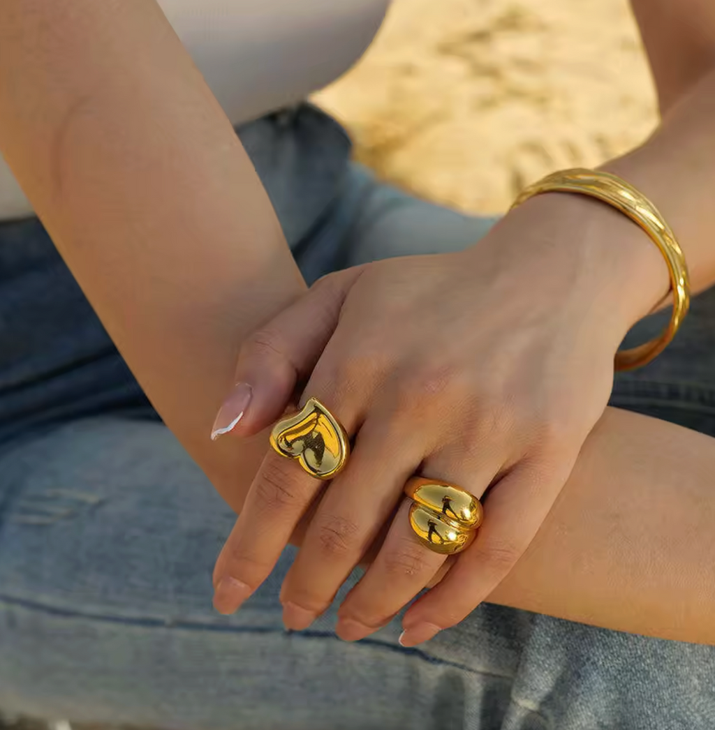 Vintage Double-Layer Ring